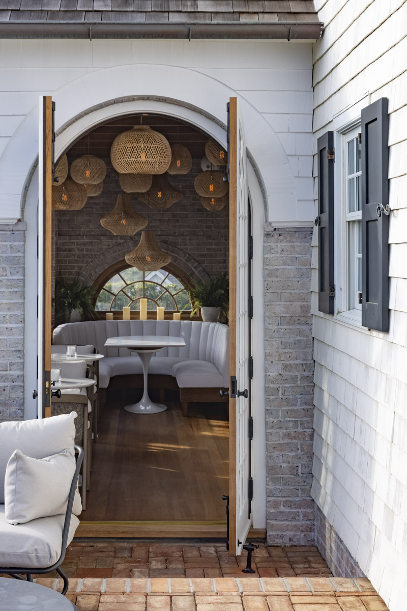 Photo of construction by Ronald Webb Builder.